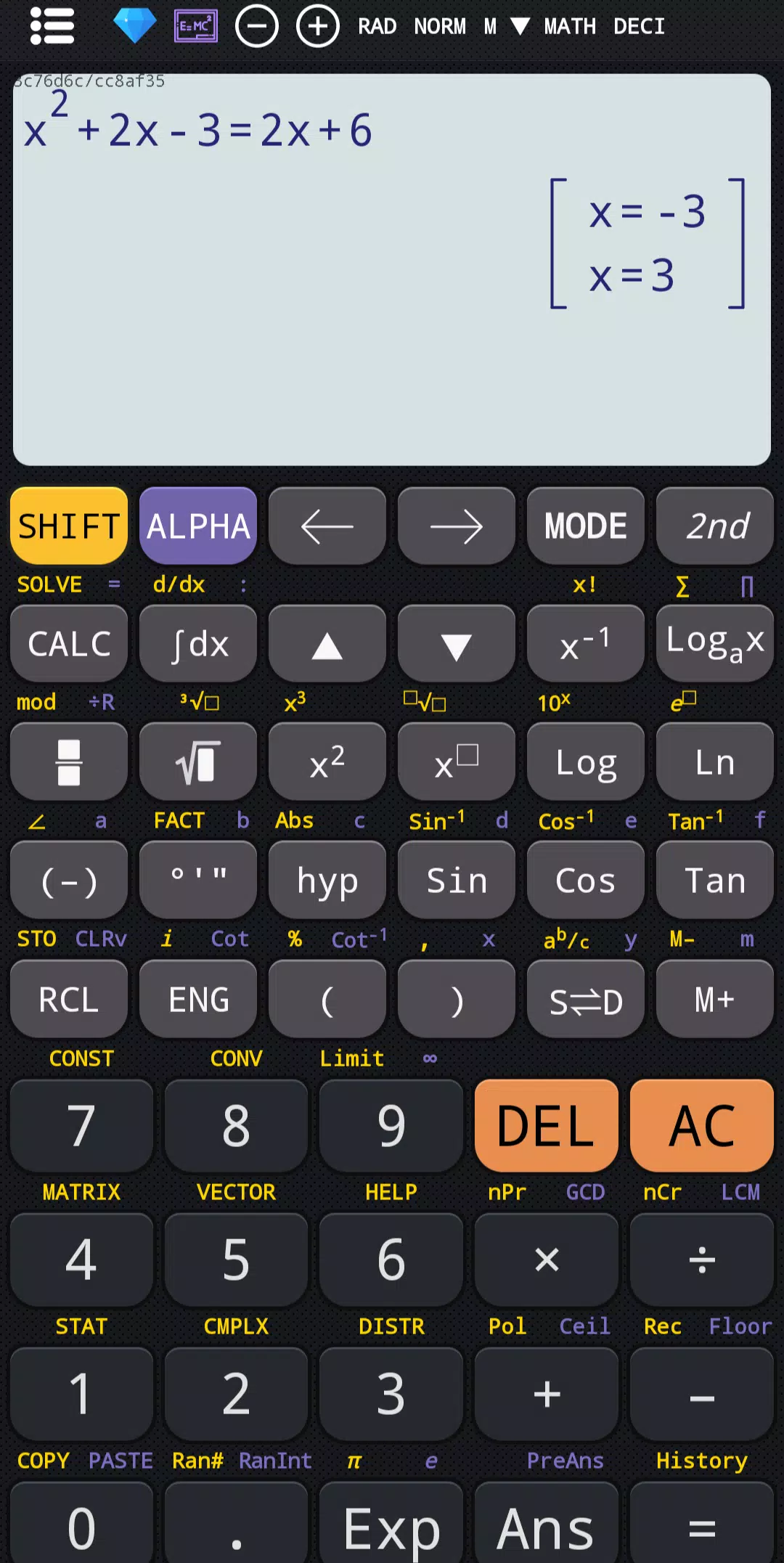 Calculatrice scientifique 991 APK pour Android Télécharger