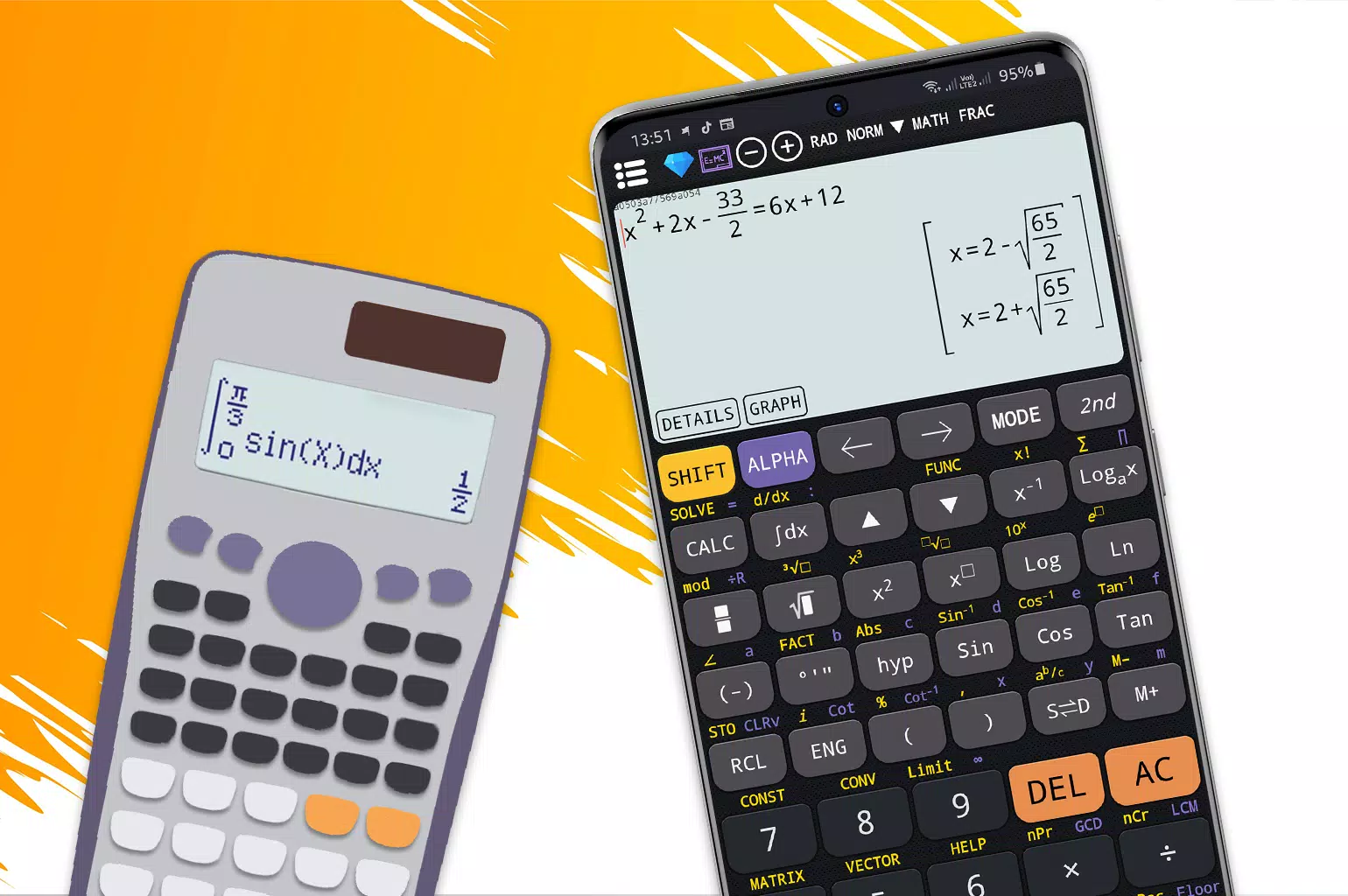 Calculatrice scientifique 991 APK pour Android Télécharger