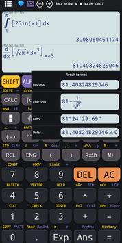 Free scientific calculator plus advanced 991 calc 截图 2