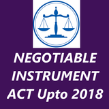 Negotiable Instrument Act (Up to 2018) icône