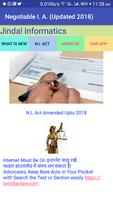 Negotiable Instrument Act (Up to 2018) Affiche