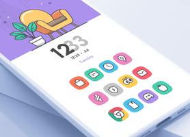 Adaptive Toons Icon Pack poster