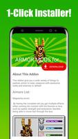 ARMOR MODS for Minecraft Affiche