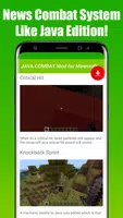 JAVA COMBAT Mod for Minecraft Ekran Görüntüsü 2
