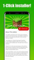 JAVA EDITION Mod for Minecraft الملصق
