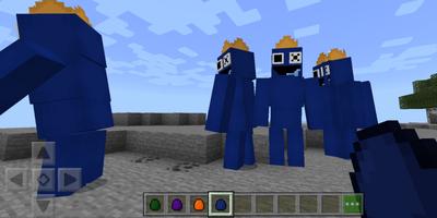 Mod Rainbow Friends Minecraft ポスター