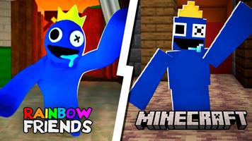 Mod Rainbow Friends Minecraft скриншот 1