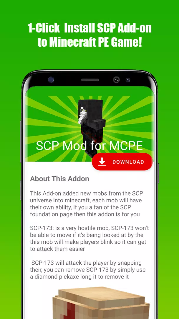 SCP Skin for Minecraft PE APK for Android Download