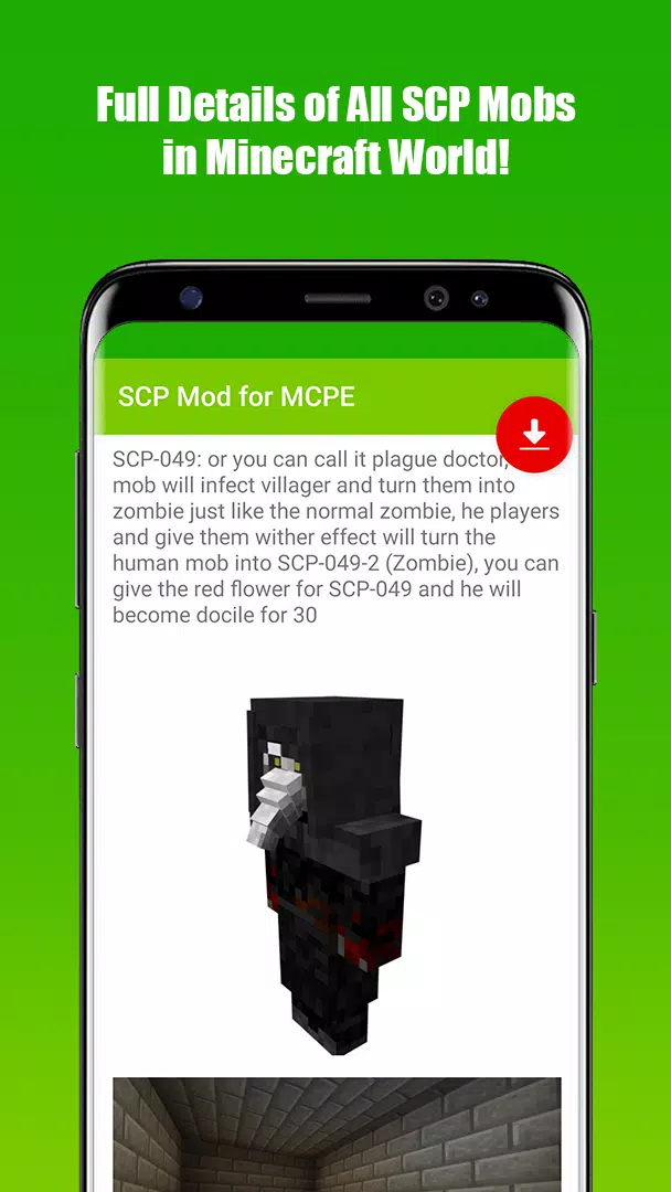 App SCP Mods for Minecraft Android app 2022 