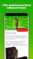 Siren Head Mod for MCPE الملصق