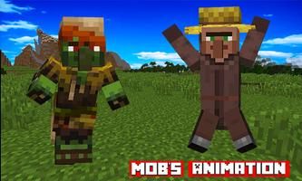 Mob Animations Mods for MCPE imagem de tela 1