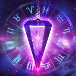 Divination pendulum real icon