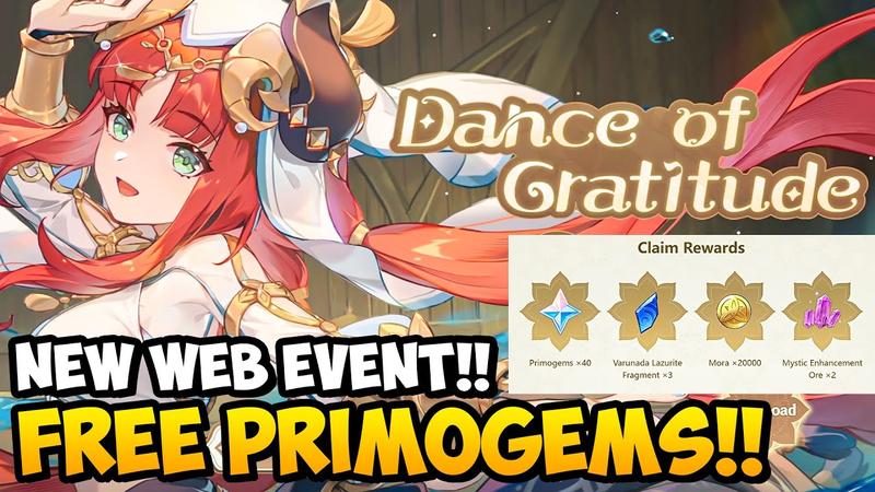 Genshin Impact Dance of Gratitude Web Event Is Soon Available video