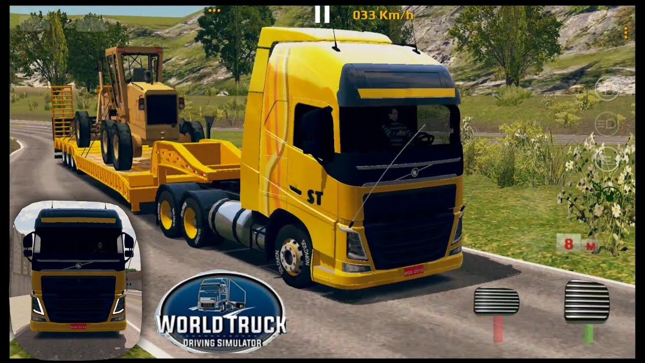 World Truck Driving Simulator, um dos melhores jogos de caminhão