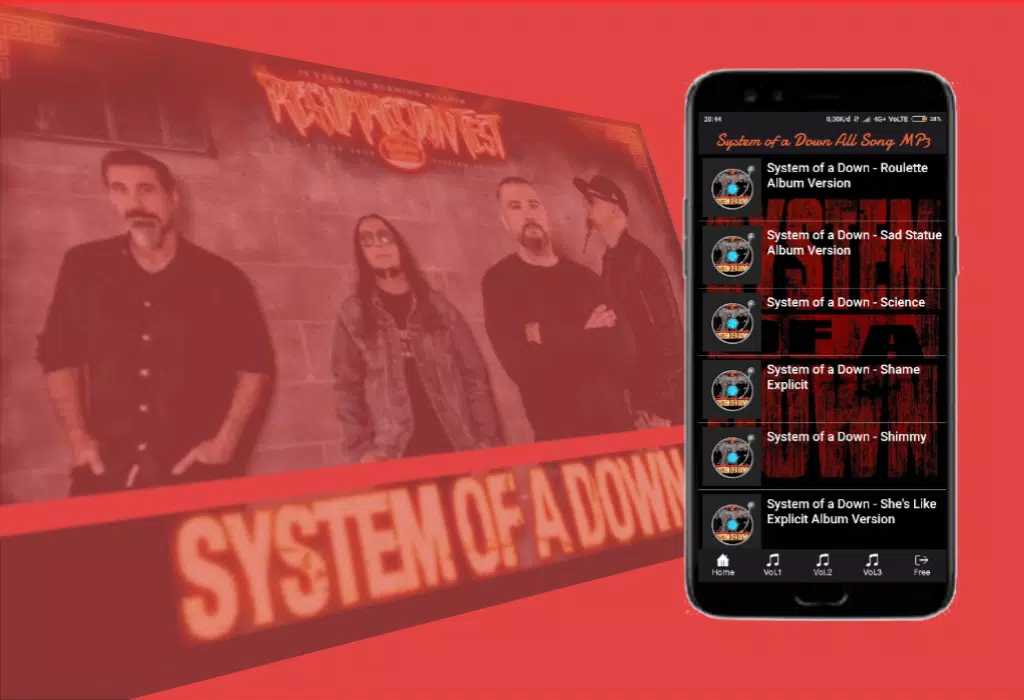 System of a Down All Song Mp3 APK for Android Download