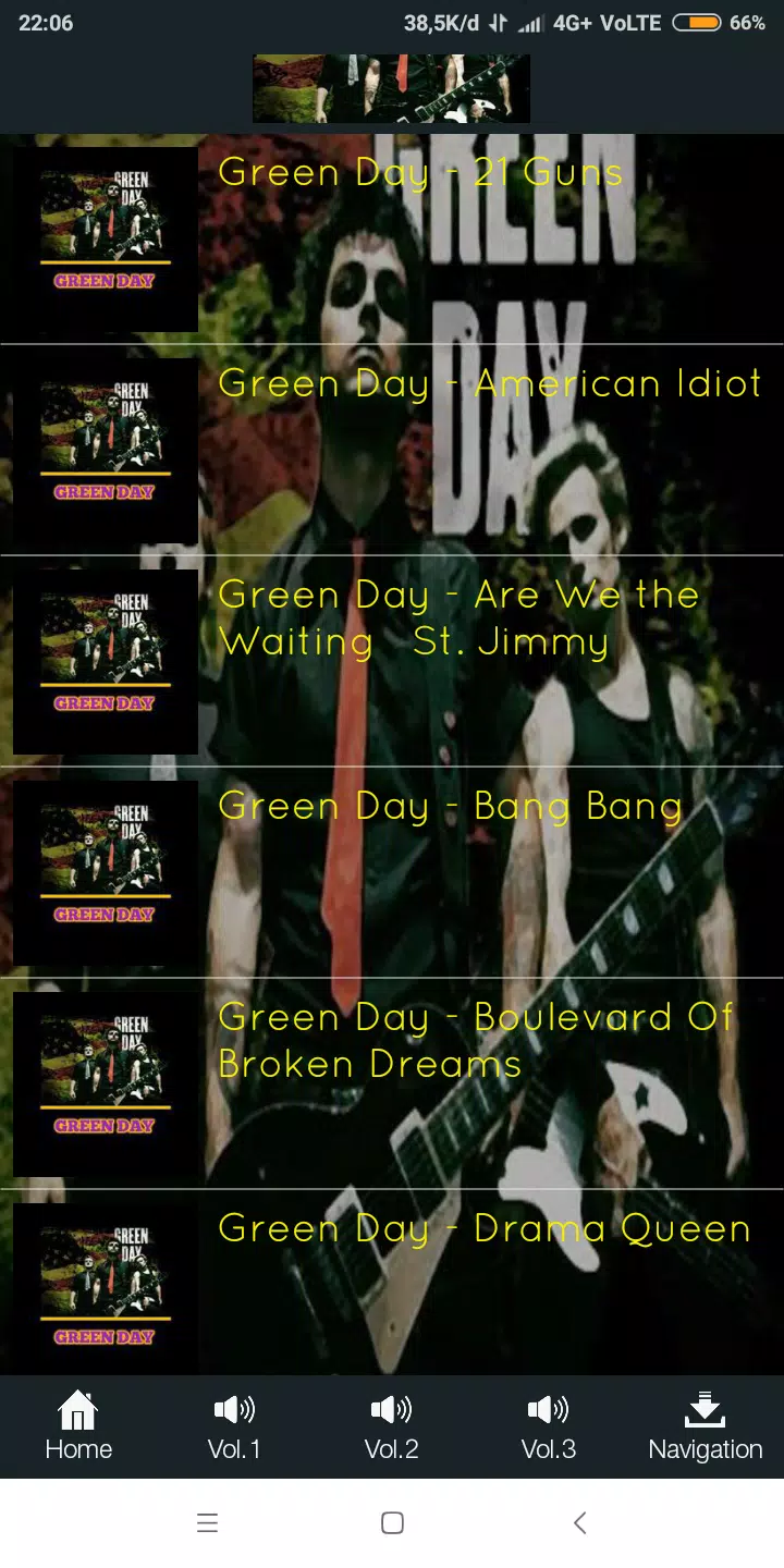 Green Day Full Album Mp3 APK pour Android Télécharger