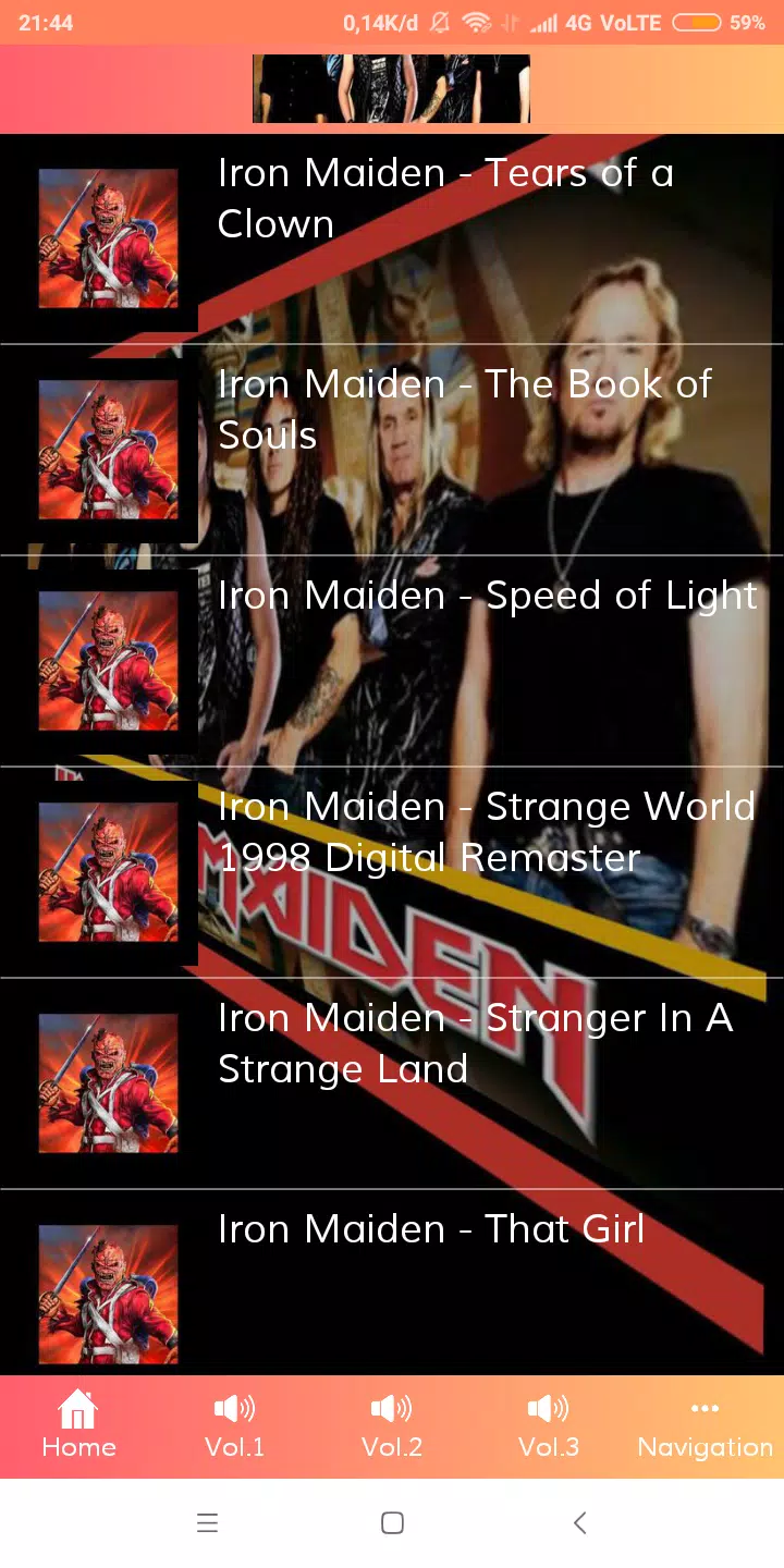 Descarga de APK de Iron Maiden Best Songs Mp3 para Android