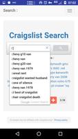 Craigslist Search capture d'écran 1