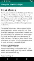 User guide for Fitbit Charge 3 capture d'écran 2