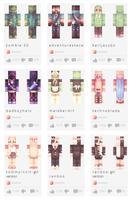 Aesthetic skins for Minecraft पोस्टर