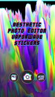 Aesthetic محرر الصور: ملصقات Vaporwave الملصق