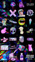 Aesthetic محرر الصور: ملصقات Vaporwave تصوير الشاشة 2
