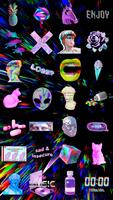 Aesthetic Photo Editor: Vaporwave Stickers capture d'écran 2