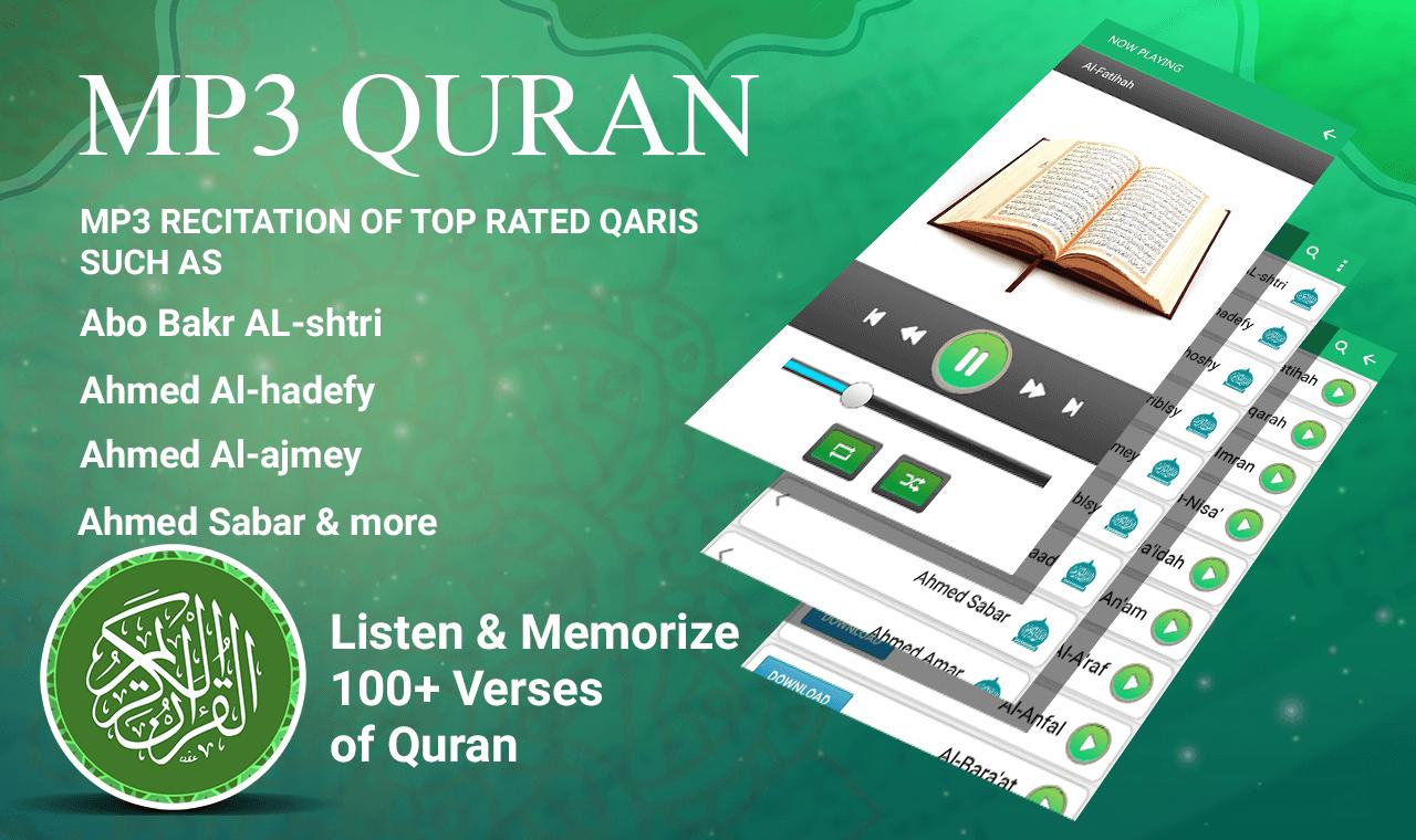 Holy Quran MP3 with 100+ reciters APK for Android Download