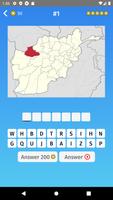 Afghanistan: Provinces & Distr पोस्टर