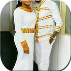 African Couple Outfits ikona