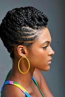 Tressage de cheveux africains Affiche