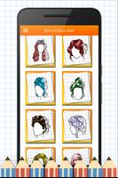 Learn How to Draw : Paint Hair capture d'écran 1
