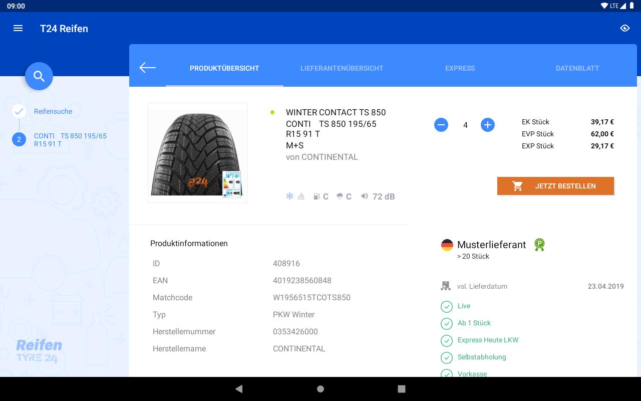 Tyre24 Reifen for Android - APK Download