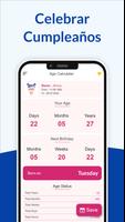 calculadora de edad : calcula captura de pantalla 3