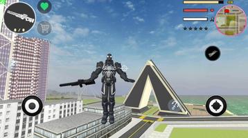 Agent Venom Rope Hero  Gngaster Crime الملصق