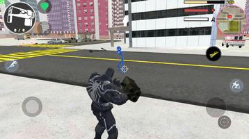 Agent Venom Rope Hero  Gngaster Crime capture d'écran 2