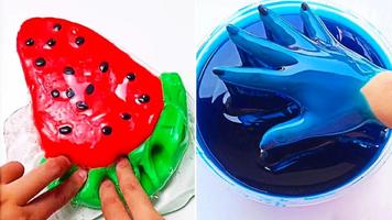 Slimes satisfy asmr. Make diy. Slime maker ポスター