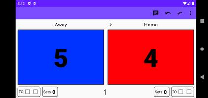 Easy Volleyball Scorekeeper Affiche