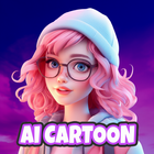 Generador de dibujo animado AI icono