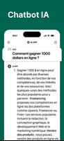 IA App - Chatbot en français capture d'écran 1