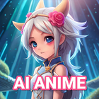 Generador de arte de anime AI icono