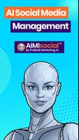 AIMIsocial - Social Media Marketing in Minutes! الملصق