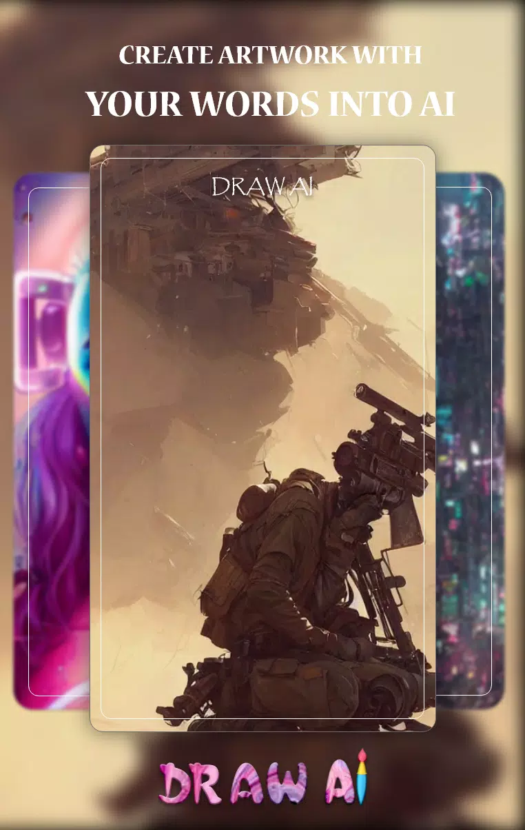 Tải xuống apk Draw AI Art, phần mềm tuyệt vời cho nghệ sĩ vẽ tranh dựa trên trí thông minh nhân tạo. Có thể tạo ra những bức tranh đầy màu sắc và tươi mới chỉ trong vài giây. Download ngay để trải nghiệm sự tiện lợi và tuyệt vời của phần mềm này.