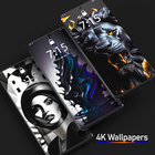 Black AI wallpapers icône