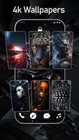 Black AI wallpapers Affiche