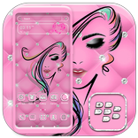 Girly Pink Launcher Theme