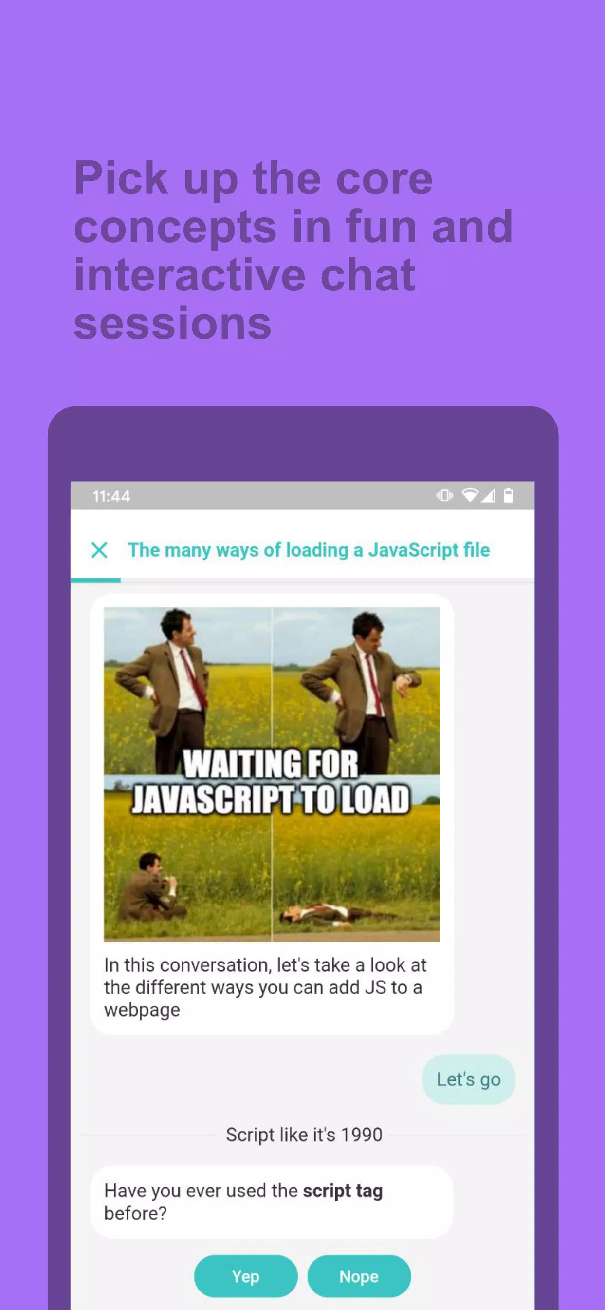 Javascript chat Git