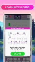 Cryptogram Word Puzzle Game screenshot 1