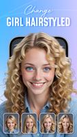 Hair color & style changer plakat