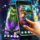 AI wallpapers neon animals APK